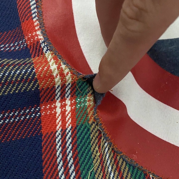 UNIQUE Vintage JCPenney Big Mac Captain America Flannel Shirt Mens L USA Made - Picture 3 of 14